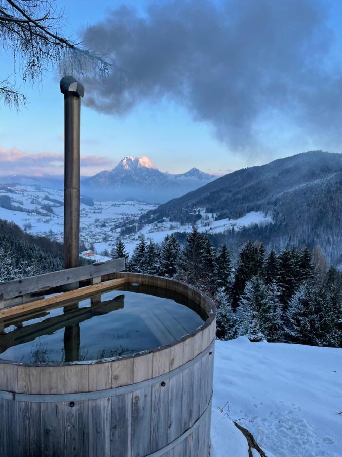 Kreitalm - Kraftplatz Im Salzkammergut Neukirchen  Buitenkant foto